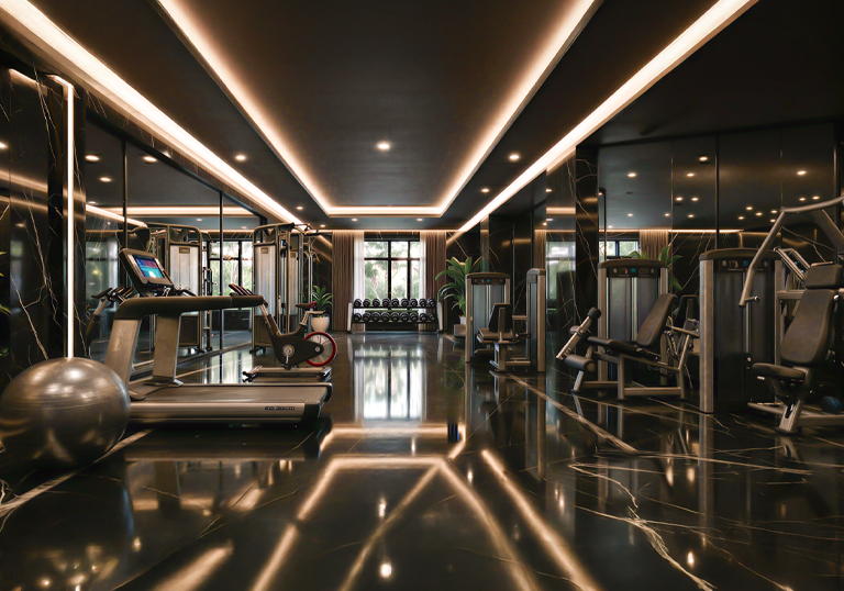 Marble Black gym